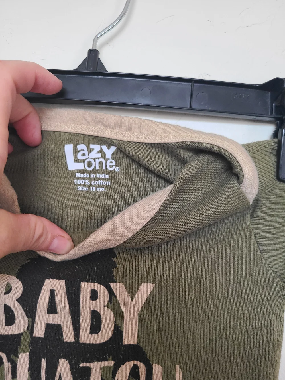 Lazy One Olive Green and Beige 